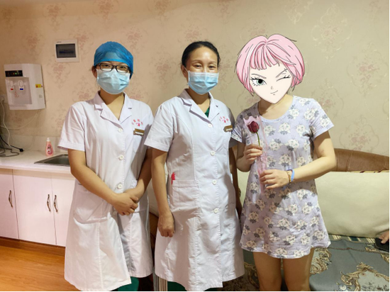 暖心！武漢仁愛(ài)醫(yī)院情人節(jié)送花送祝福